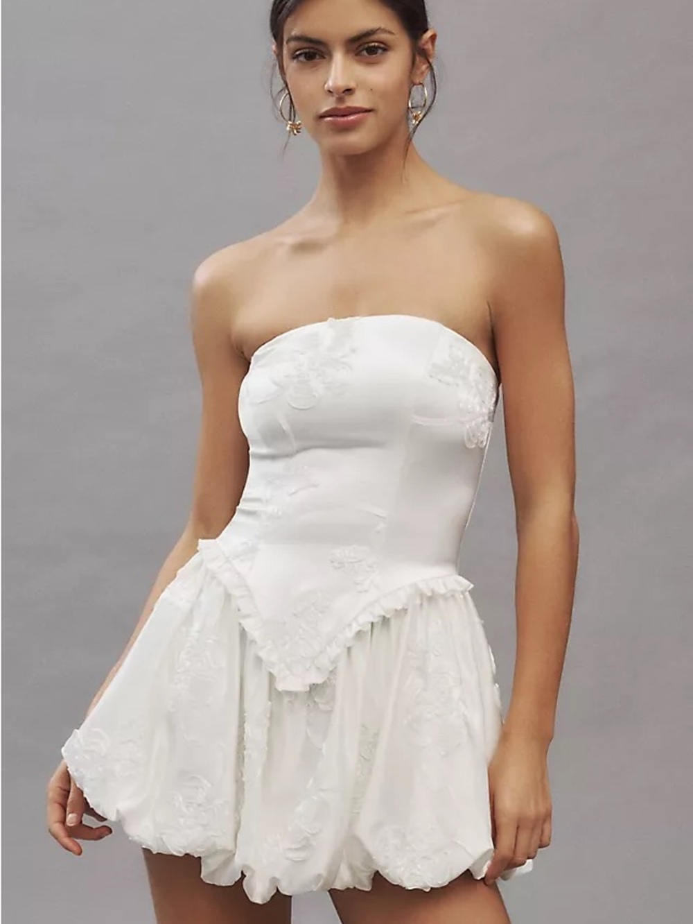 !!!!!ISO!!!!! Mare Mare Strapless Basque Waist Mini Bubble Hem Dress